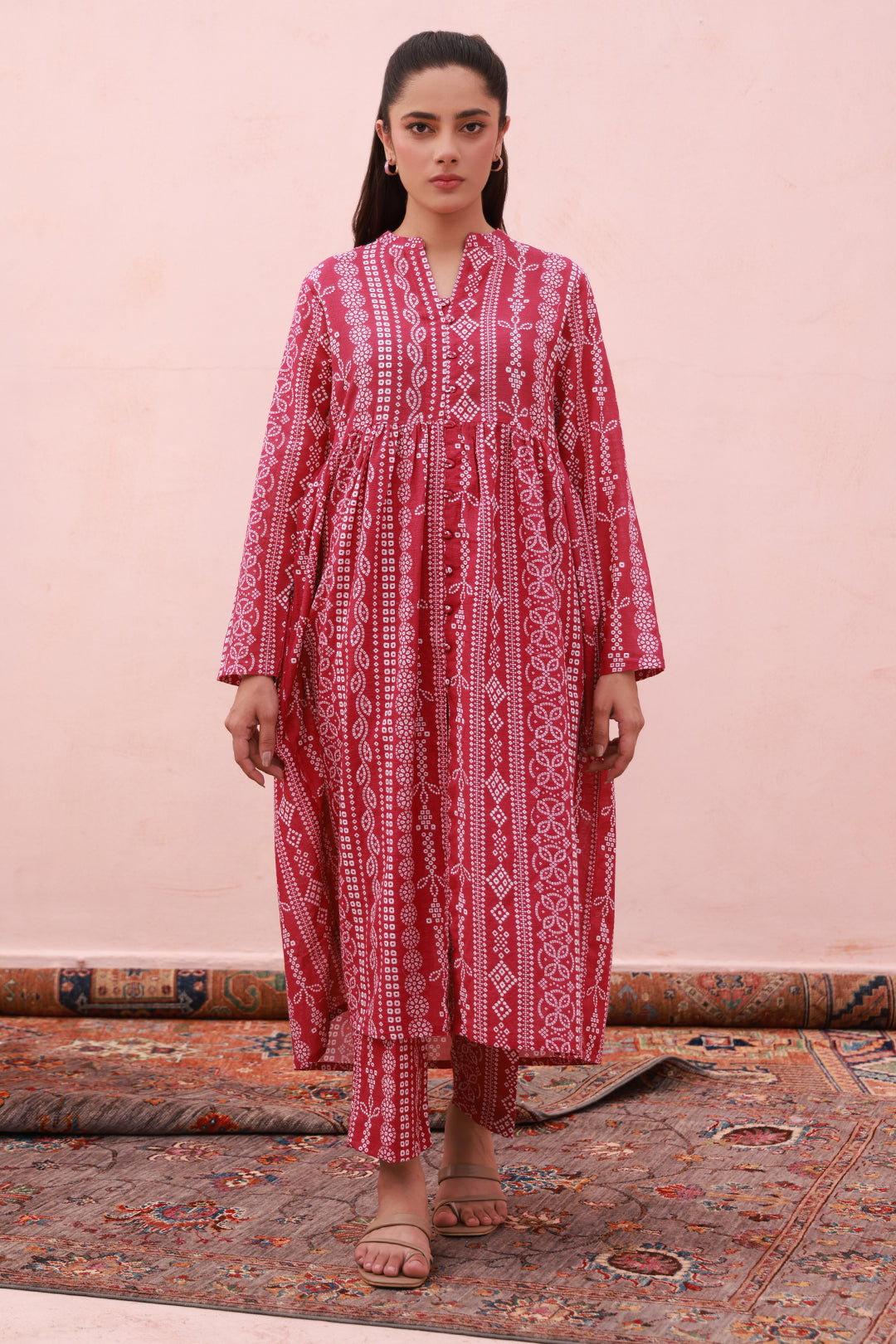 Zellbury | Winter Pret | Kurta Trouser - 2994 - Designer Dress with Intricate embroidery and embellishments. Shop elegent wedding dress at Maria Faisal.