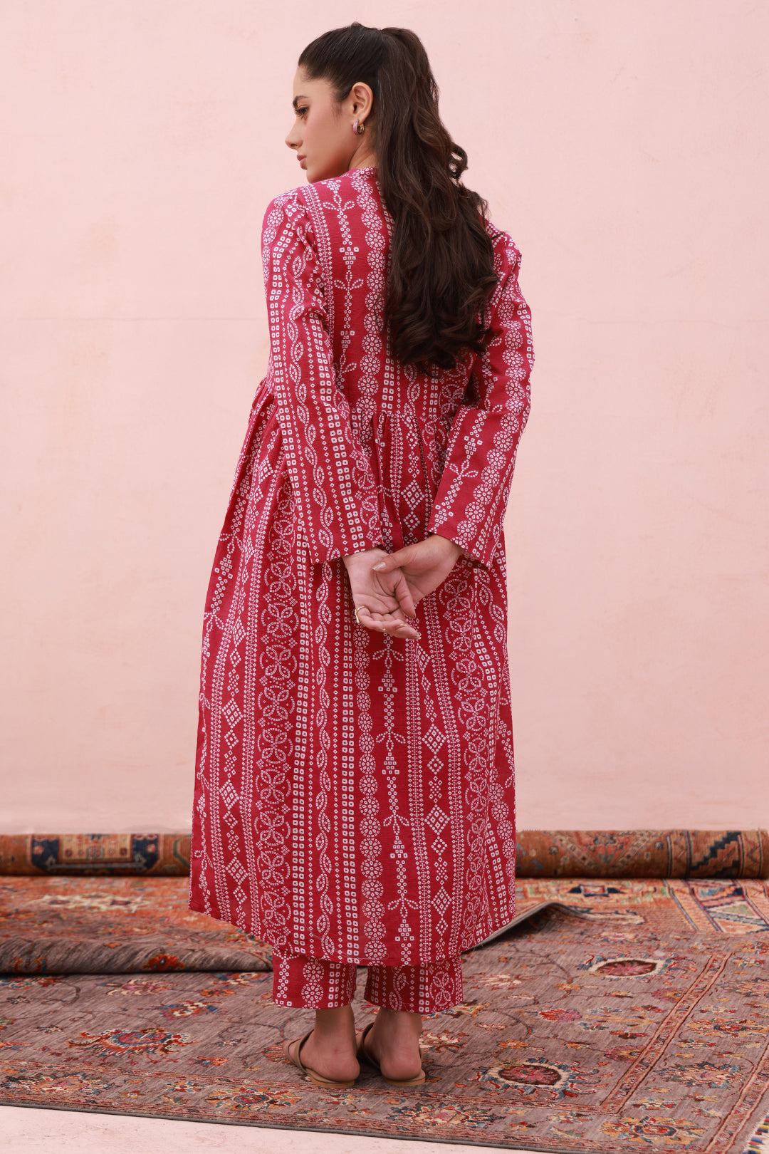 Zellbury | Winter Pret | Kurta Trouser - 2994 - Designer Dress with Intricate embroidery and embellishments. Shop elegent wedding dress at Maria Faisal.
