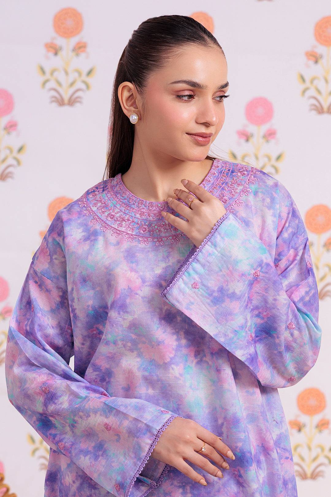 Zellbury | Summer Pret | Embroidered Kurta Trouser - 3000 by Maria Faisal - Registered Vendor of : Zellbury Women - type : Essential Pret - 100% original wedding dresses