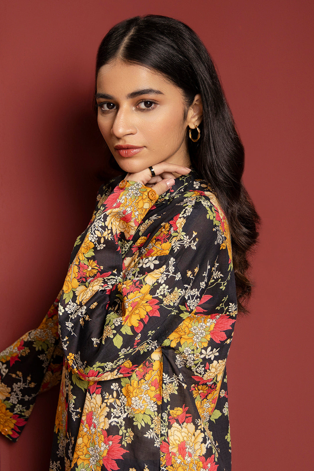 Zellbury | Winter Pret | Kurta Trouser - 3034 - Designer Dress with Intricate embroidery and embellishments. Shop elegent wedding dress at Maria Faisal.