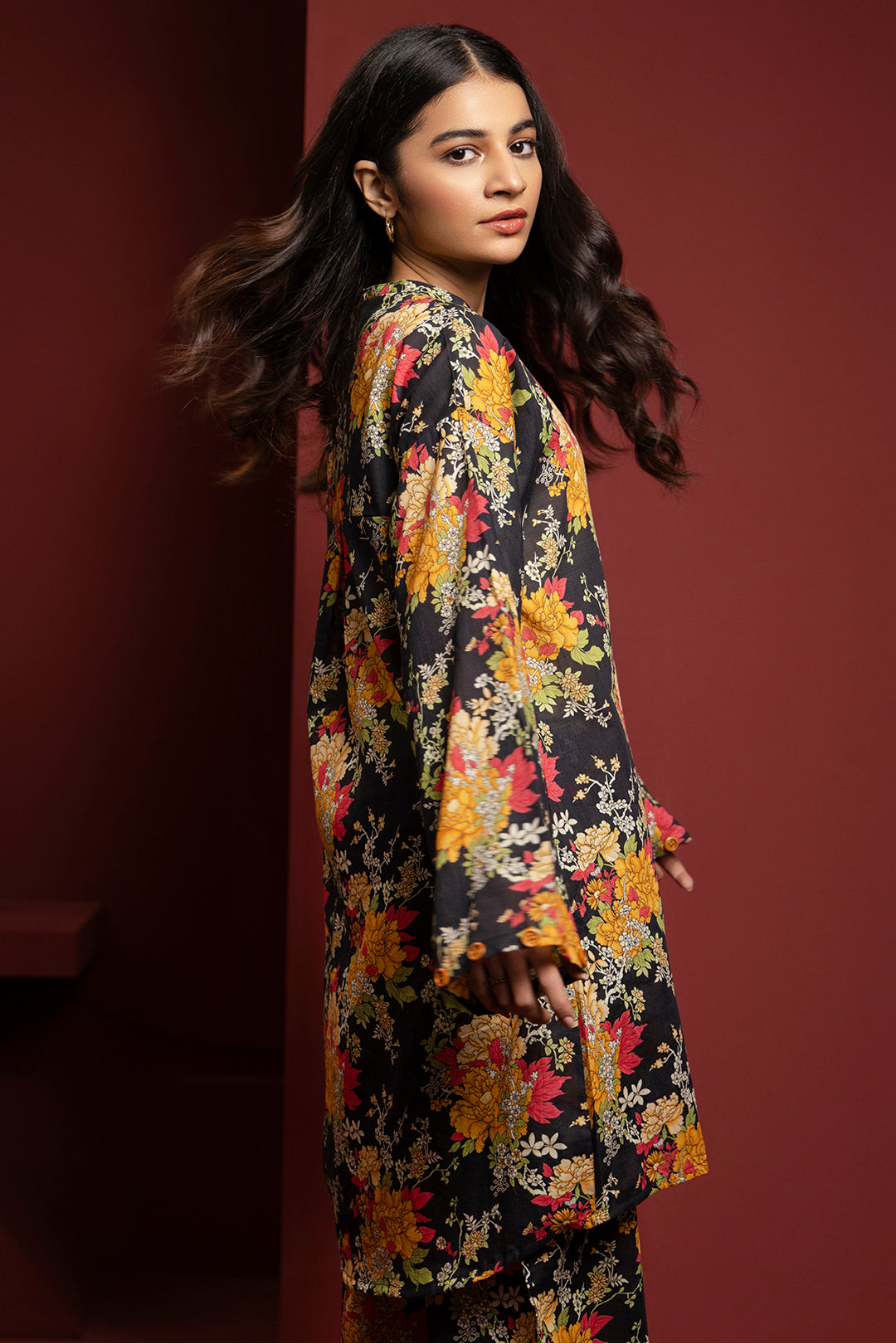 Zellbury | Winter Pret | Kurta Trouser - 3034 - Designer Dress with Intricate embroidery and embellishments. Shop elegent wedding dress at Maria Faisal.