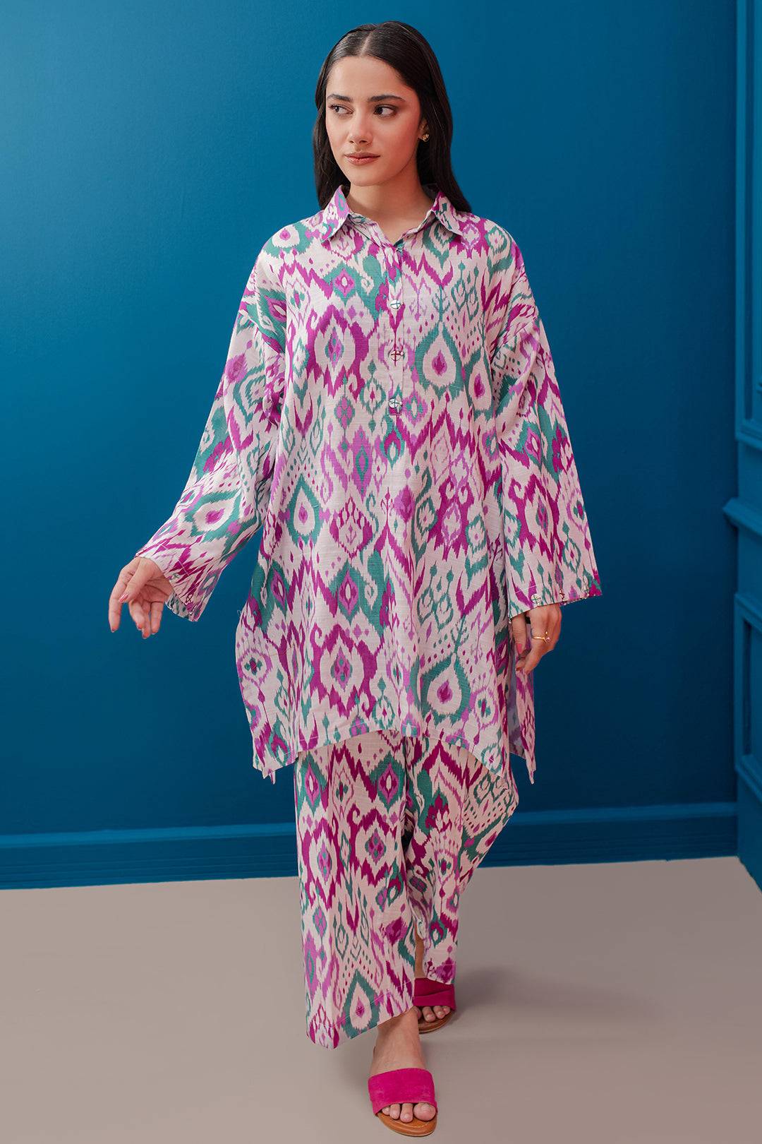 Zellbury | Winter Pret | Kurta Trouser - 3056 by Maria Faisal - Registered Vendor of : Zellbury Women - type : Essential Pret - 100% original wedding dresses