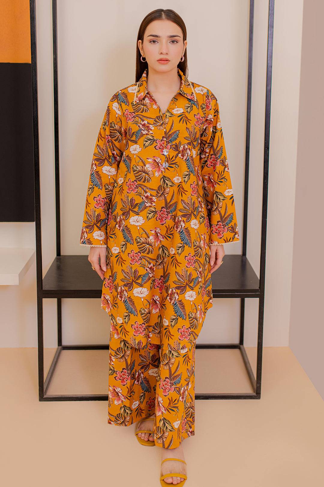 Zellbury | Winter Pret | Kurta Trouser - 3058 by Maria Faisal - Registered Vendor of : Zellbury Women - type : Essential Pret - 100% original wedding dresses