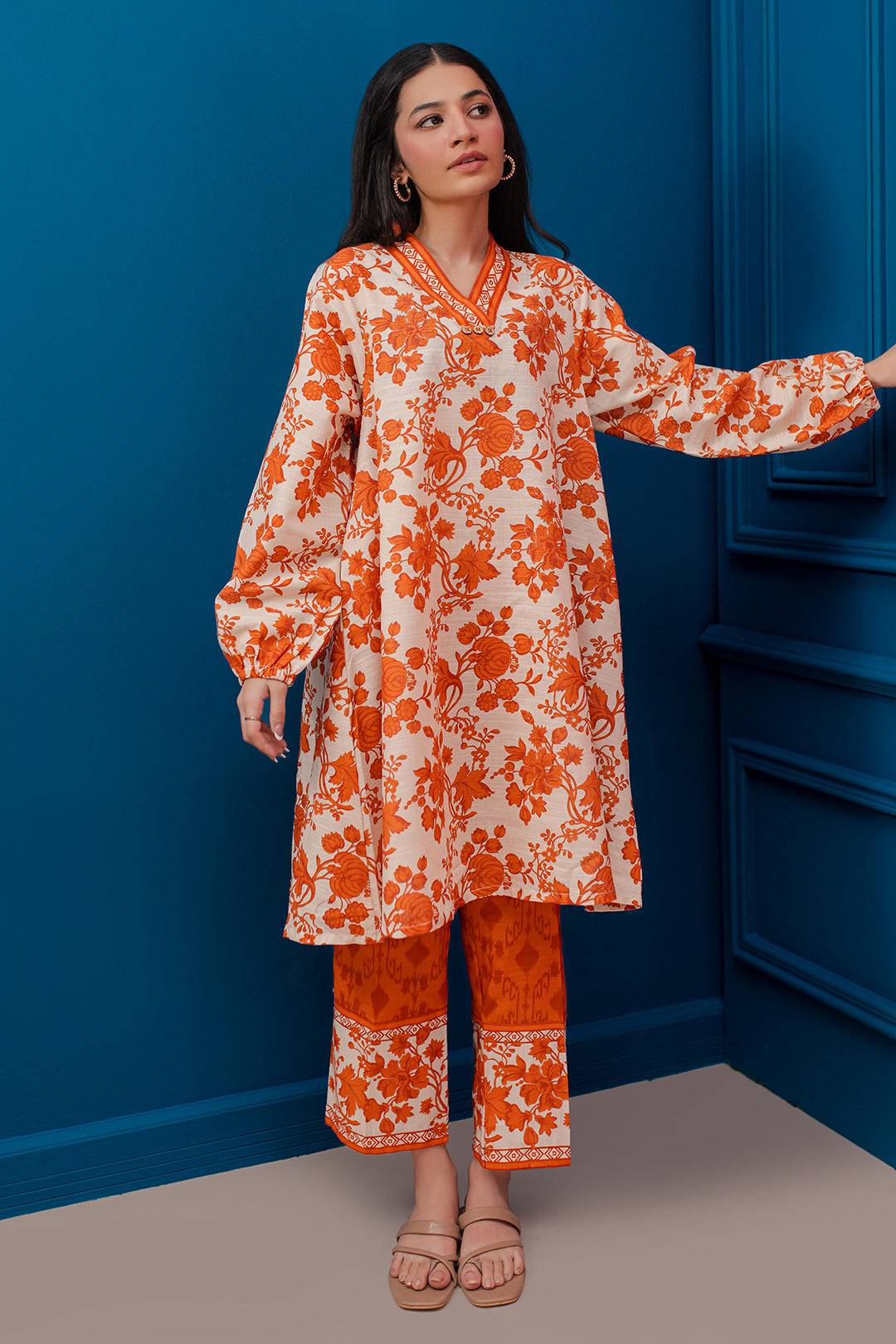 Zellbury | Winter Pret | Kurta Trouser - 3059 by Maria Faisal - Registered Vendor of : Zellbury Women - type : Essential Pret - 100% original wedding dresses