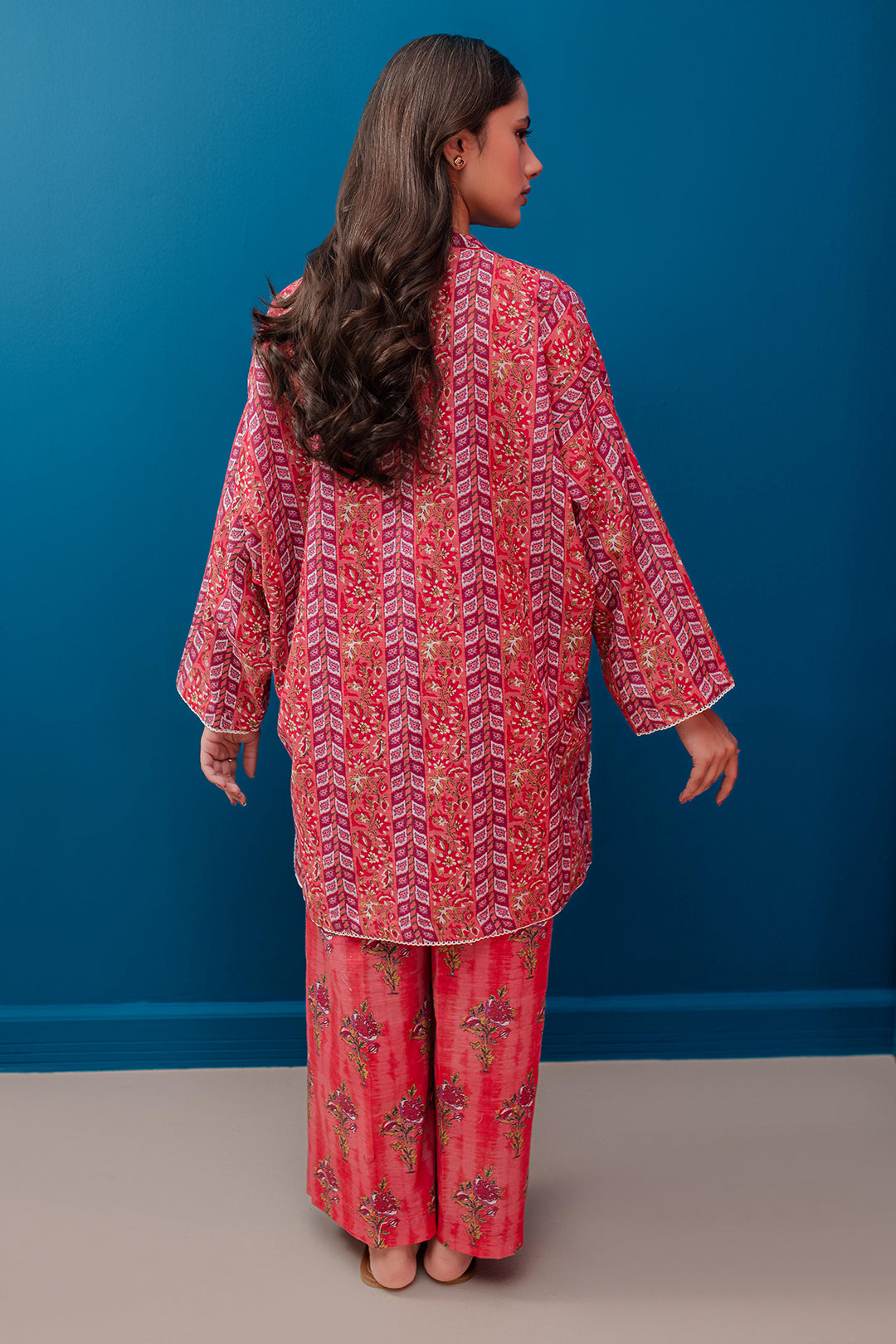 Zellbury | Winter Pret | Kurta Trouser - 3082 - Designer Dress with Intricate embroidery and embellishments. Shop elegent wedding dress at Maria Faisal.