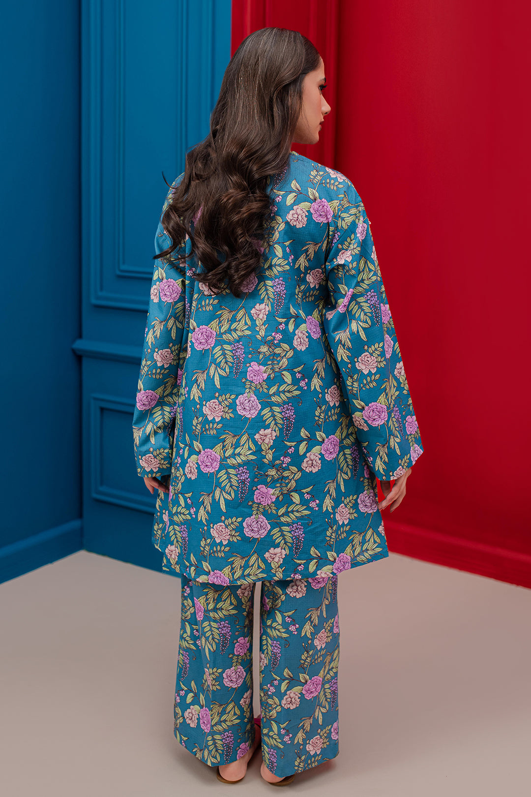 Zellbury | Winter Pret | Kurta Trouser - 3106 - Designer Dress with Intricate embroidery and embellishments. Shop elegent wedding dress at Maria Faisal.