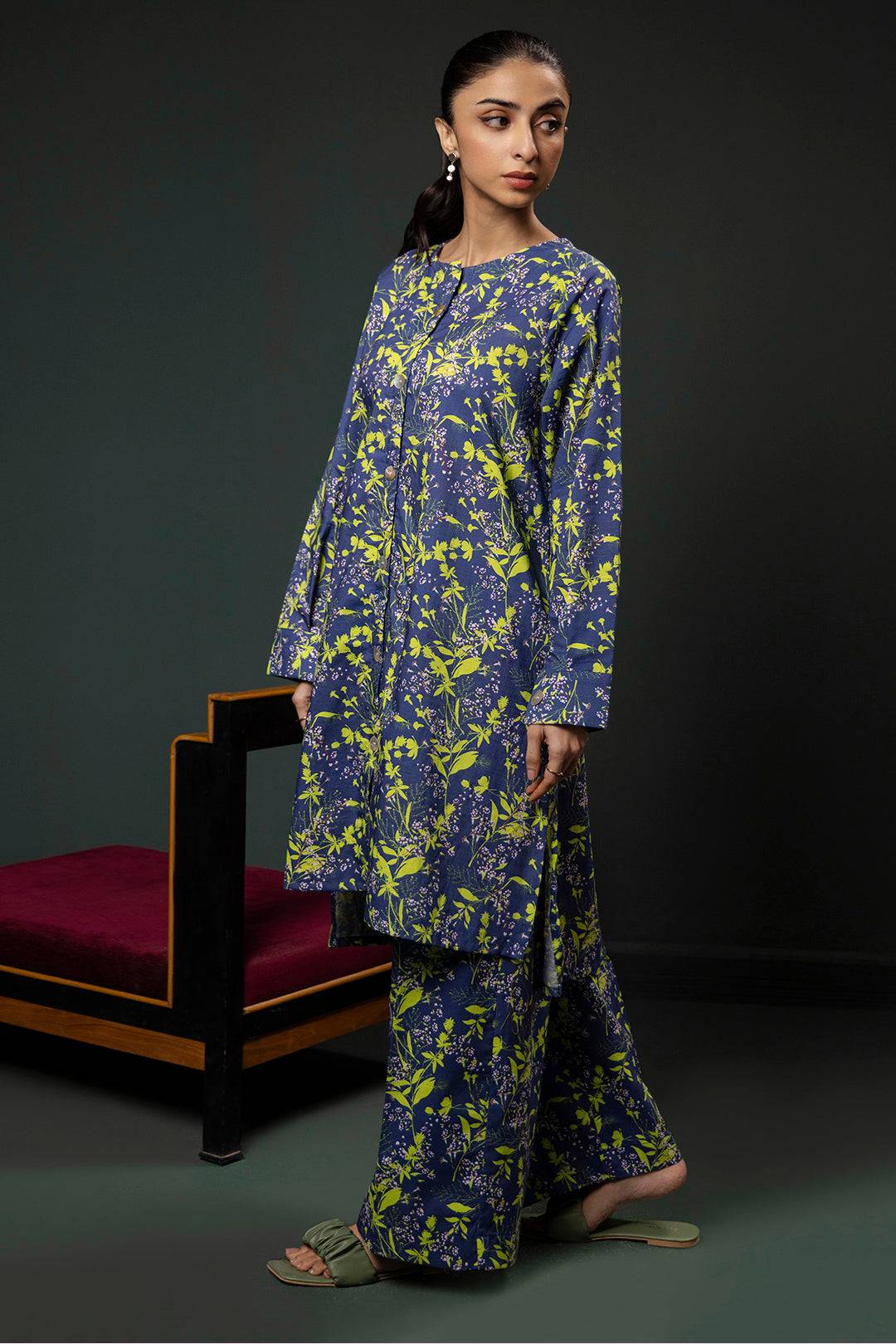 Zellbury | Winter Pret | Kurta Trouser - 3108 by Maria Faisal - Registered Vendor of : Zellbury Women - type : Essential Pret - 100% original wedding dresses