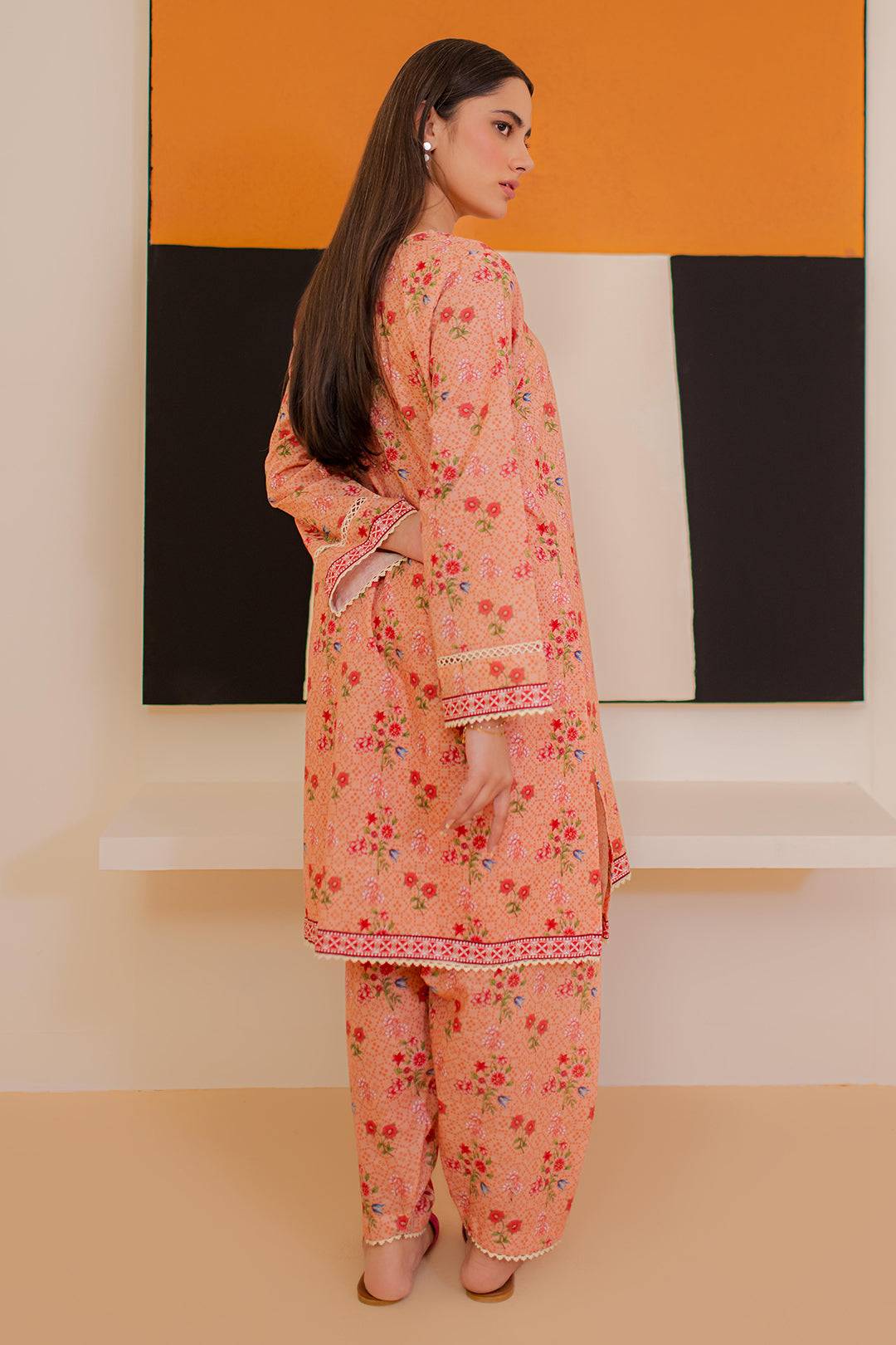 Zellbury | Winter Pret | Kurta Trouser - 3166 by Maria Faisal - Registered Vendor of : Zellbury Women - type : Essential Pret - 100% original wedding dresses