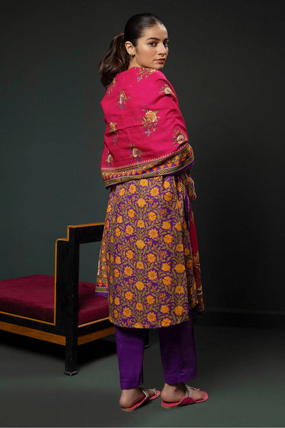 Zellbury | Winter Pret | Kurta Dupatta Trouser - 3006 by Maria Faisal - Registered Vendor of : Zellbury Women - type : Essential Pret - 100% original wedding dresses