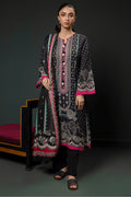 Zellbury | Winter Pret | Kurta Shawl Trouser - 3008 - Designer Dress with Intricate embroidery and embellishments. Shop elegent wedding dress at Maria Faisal.