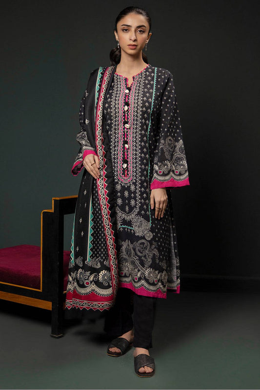 Zellbury | Winter Pret | Kurta Shawl Trouser - 3008 by Maria Faisal - Registered Vendor of : Zellbury Women - type : Essential Pret - 100% original wedding dresses