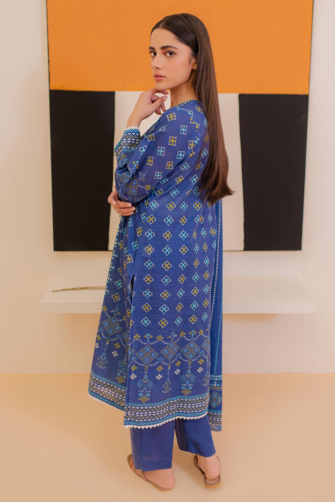 Zellbury | Winter Pret | Kurta Dupatta Trouser - 3039 by Maria Faisal - Registered Vendor of : Zellbury Women - type : Essential Pret - 100% original wedding dresses