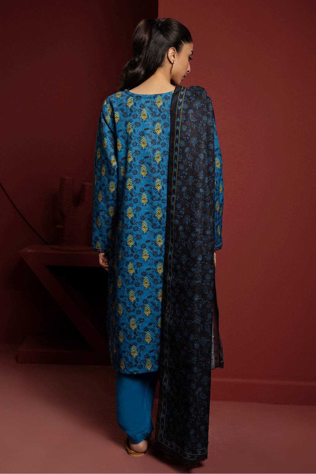 Zellbury | Winter Pret | Kurta Dupatta Trouser - 3115 by Maria Faisal - Registered Vendor of : Zellbury Women - type : Essential Pret - 100% original wedding dresses