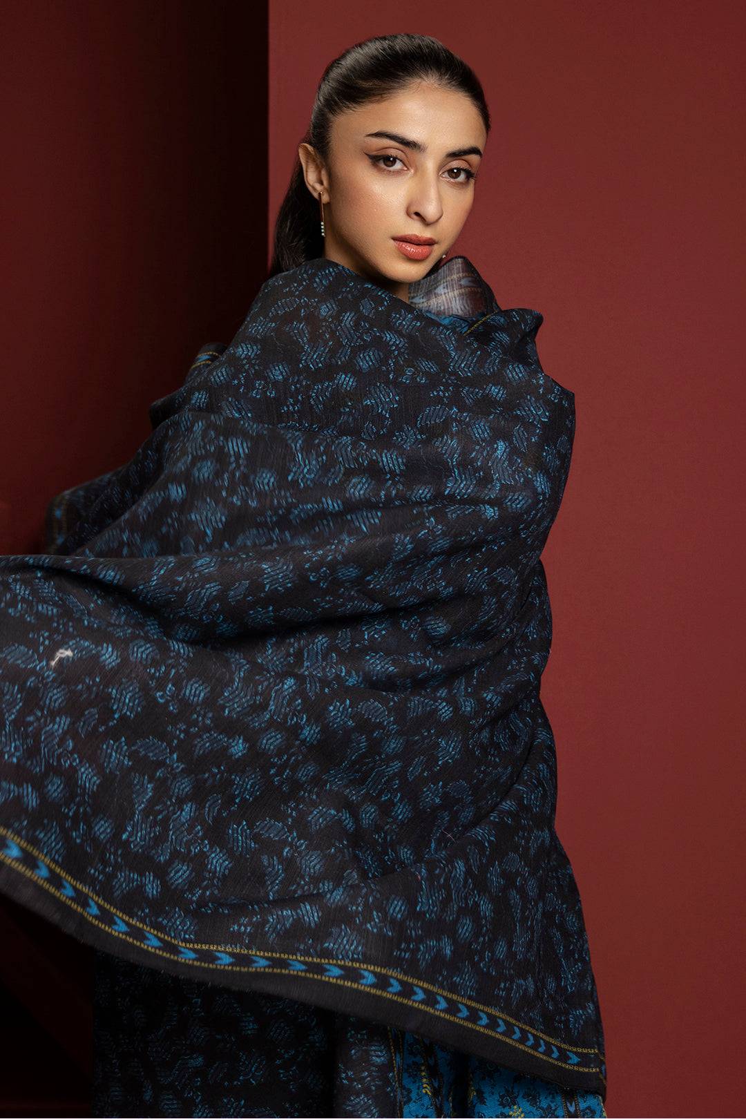 Zellbury | Winter Pret | Kurta Dupatta Trouser - 3115 by Maria Faisal - Registered Vendor of : Zellbury Women - type : Essential Pret - 100% original wedding dresses