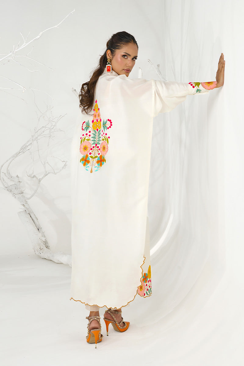 Wardha Saleem | Zimal Silk Edit | Nia (Pure Raw-Silk) - Ladies Clothes - Maria Faisal