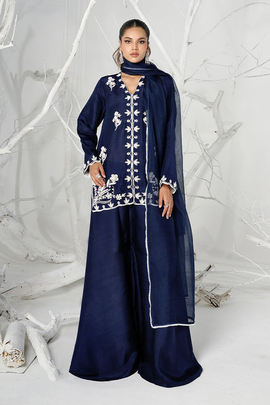 Wardha Saleem | Zimal Silk Edit | Lilia (Pure Raw-Silk) - Ladies Clothes - Maria Faisal