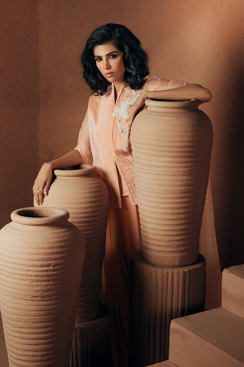 Wardha Saleem | Luxe Edition | Vex - Formal Dress - available at Maria Faisal in UK and USA.