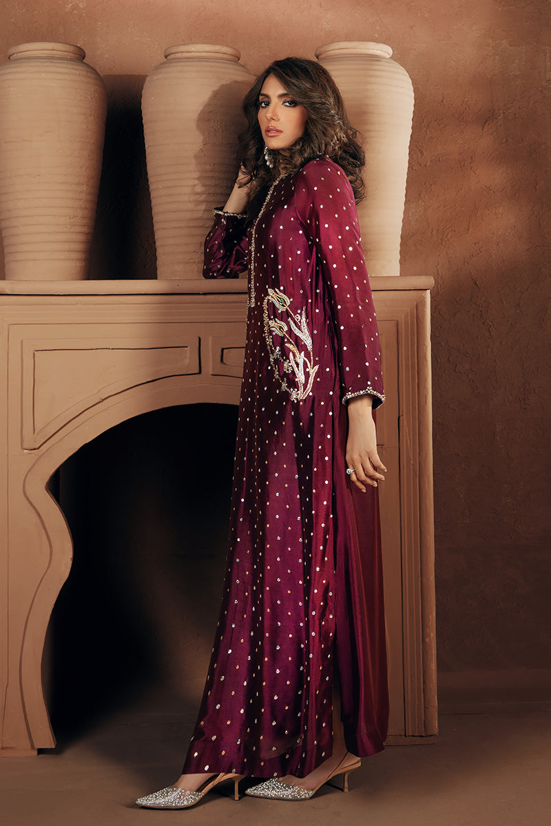 Wardha Saleem | Luxe Edition | Zyra - Formal Dress - available at Maria Faisal in UK and USA.