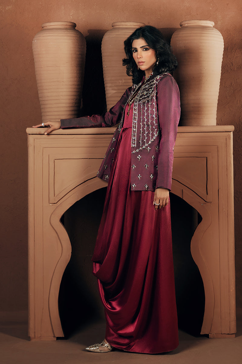 Wardha Saleem | Luxe Edition | Zyra - Formal Dress - available at Maria Faisal in UK and USA.