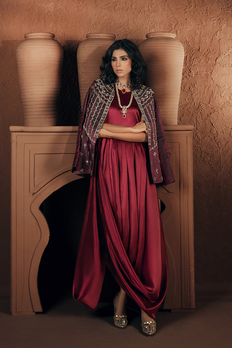 Wardha Saleem | Luxe Edition | Zyra - Formal Dress - available at Maria Faisal in UK and USA.