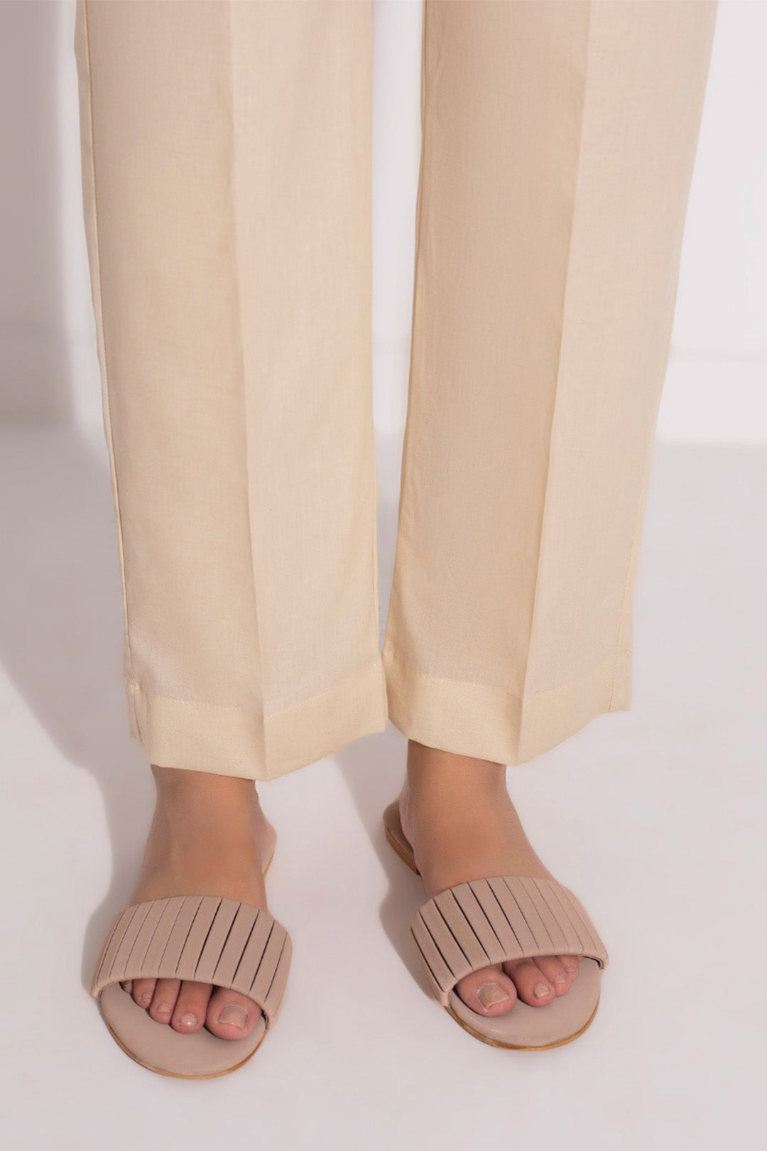 Zellbury | Unstitched Cambric Trouser | Unstitched Trouser - Designer Dress with Intricate embroidery and embellishments. Shop elegent wedding dress at Maria Faisal.