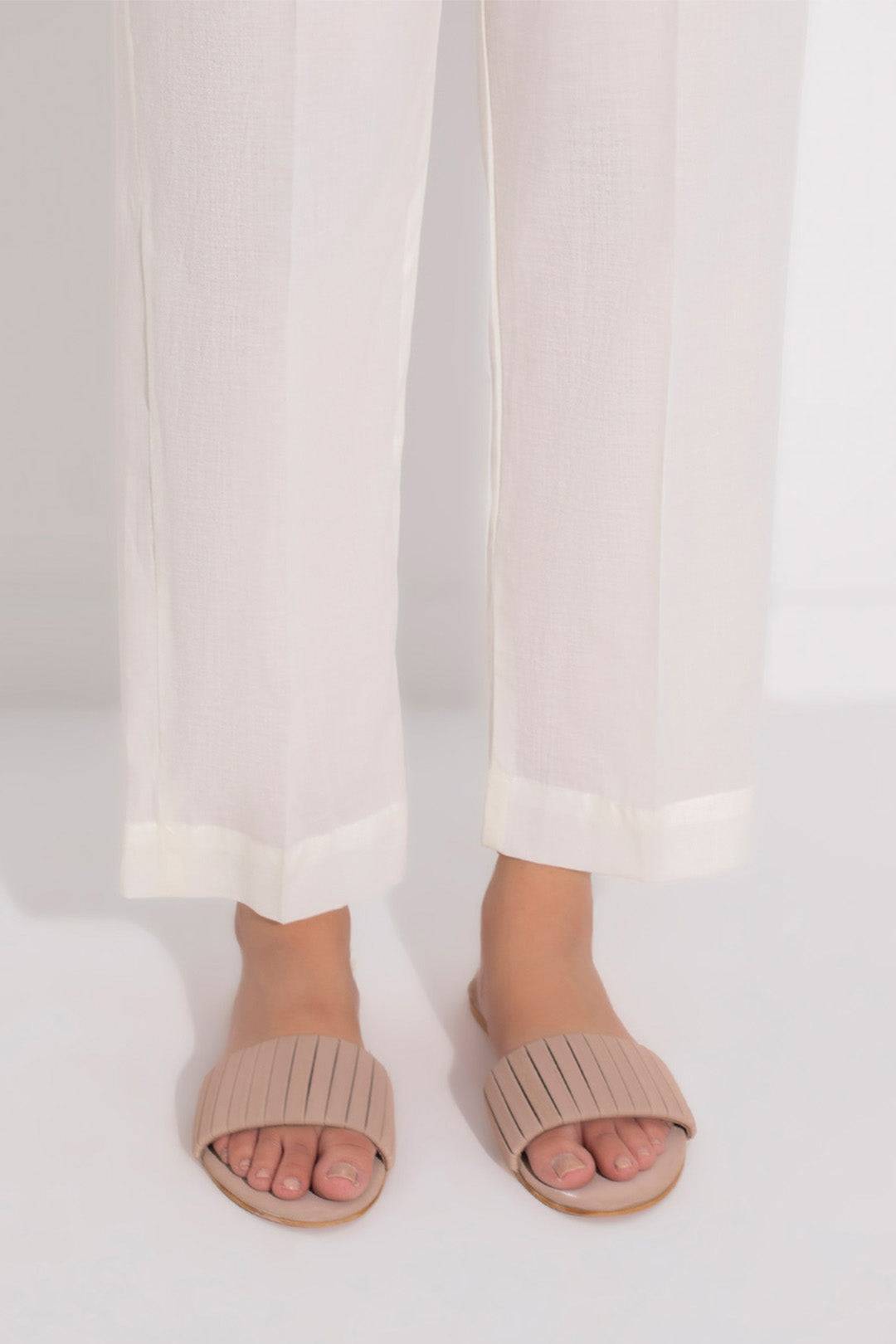 Zellbury | Unstitched Cambric Trouser | Unstitched Trouser by Maria Faisal - Registered Vendor of : Zellbury Women - type : Unstitched Trouser - 100% original wedding dresses
