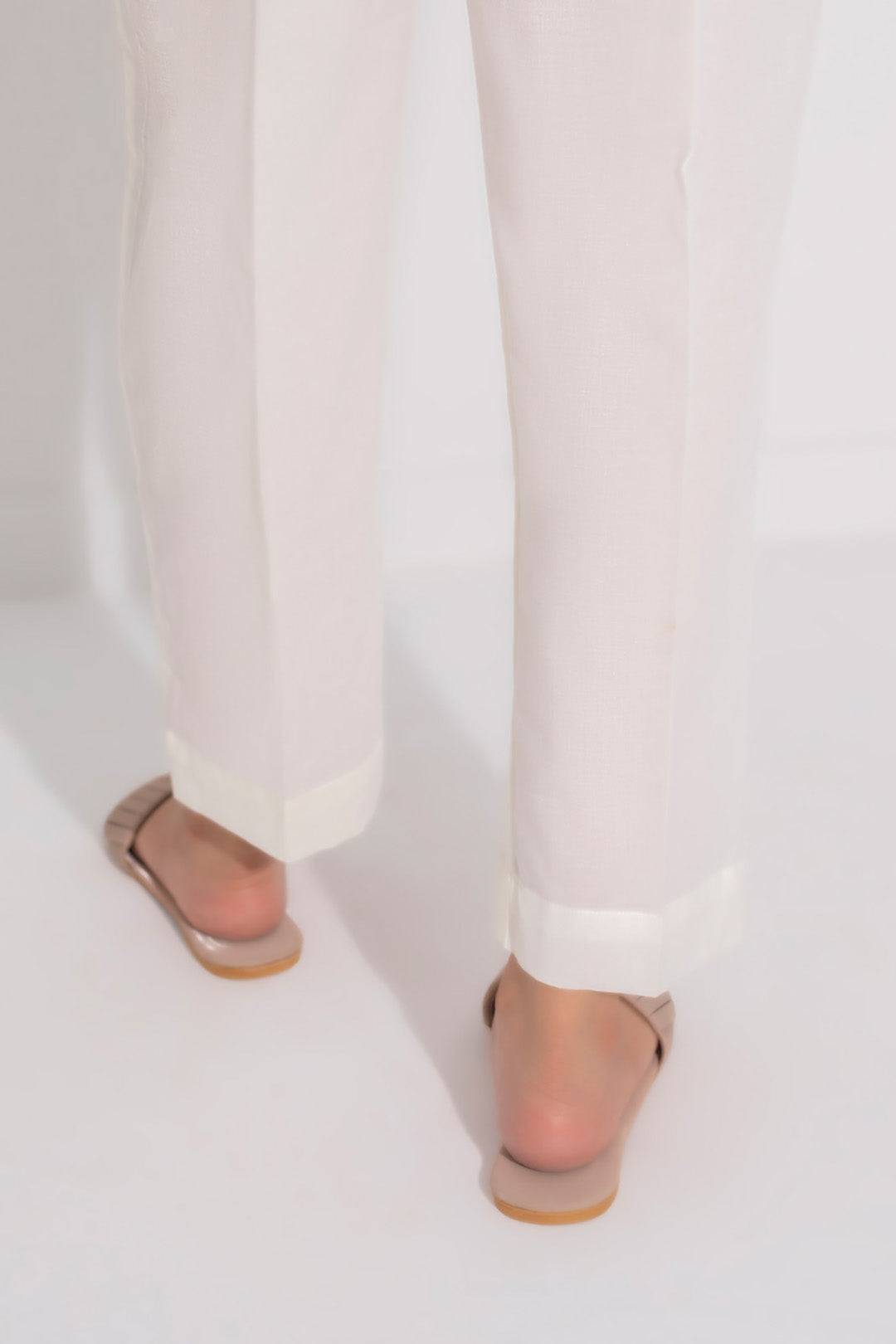 Zellbury | Unstitched Cambric Trouser | Unstitched Trouser by Maria Faisal - Registered Vendor of : Zellbury Women - type : Unstitched Trouser - 100% original wedding dresses
