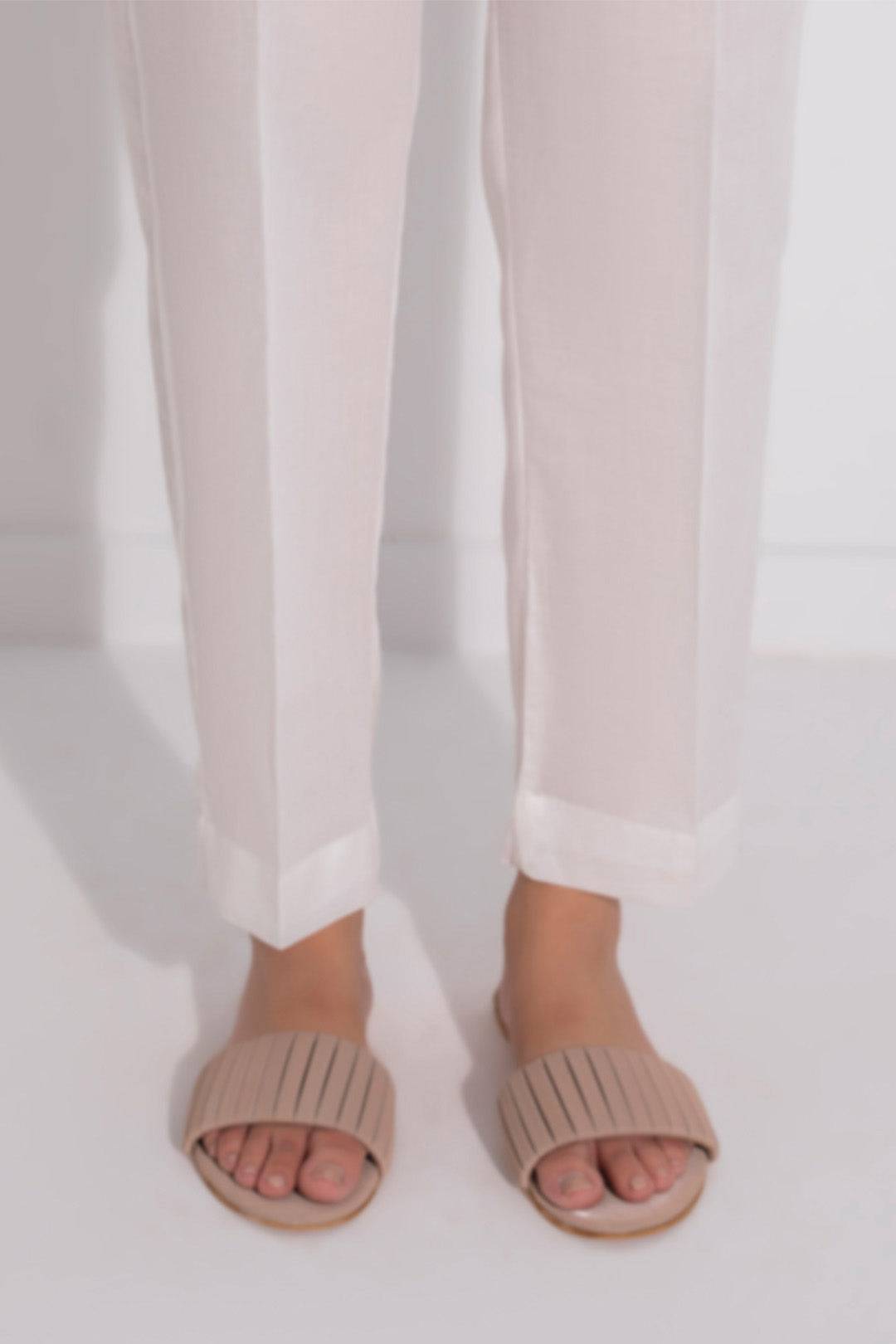 Zellbury | Unstitched Cambric Trouser | Unstitched Trouser by Maria Faisal - Registered Vendor of : Zellbury Women - type : Unstitched Trouser - 100% original wedding dresses