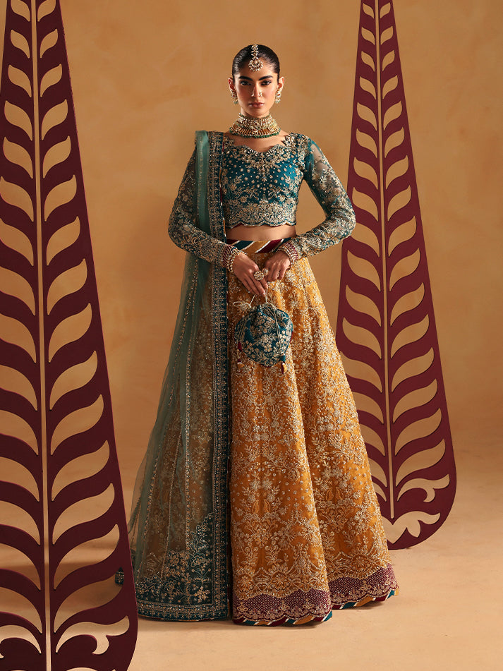 Gulaal | Wedding 25 | Zoia - Wedding Dress - available at Maria Faisal in UK and USA.