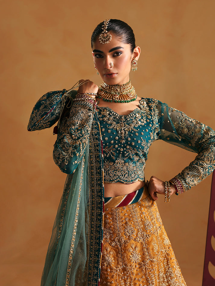 Gulaal | Wedding 25 | Zoia - Wedding Dress - available at Maria Faisal in UK and USA.