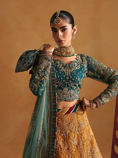 Gulaal | Wedding 25 | Zoia - Wedding Dress - available at Maria Faisal in UK and USA.