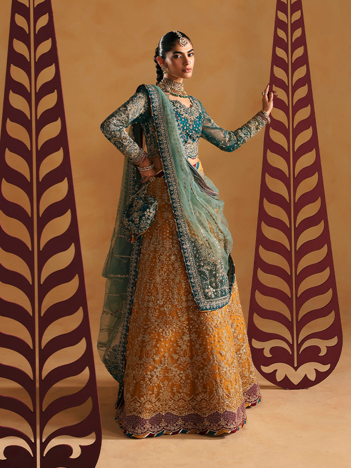 Gulaal | Wedding 25 | Zoia - Wedding Dress - available at Maria Faisal in UK and USA.