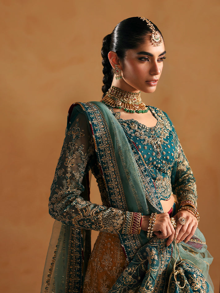 Gulaal | Wedding 25 | Zoia - Wedding Dress - available at Maria Faisal in UK and USA.