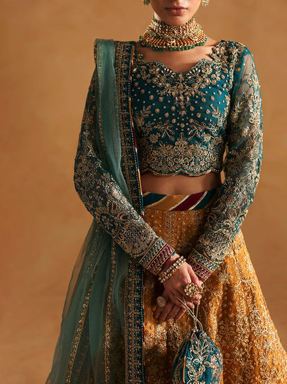 Gulaal | Wedding 25 | Zoia - Wedding Dress - available at Maria Faisal in UK and USA.