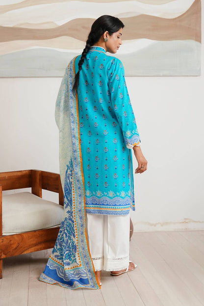 Zellbury | Unstitched 2 Piece Cambric | Embroidered Shirt Dupatta - 0020 by Maria Faisal - Registered Vendor of : Zellbury Women - type : Essential Unstitched - 100% original wedding dresses