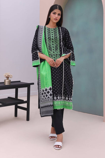 Zellbury | Unstitched 2 Piece Cambric | Embroidered Shirt Dupatta - 0027 by Maria Faisal - Registered Vendor of : Zellbury Women - type : Essential Unstitched - 100% original wedding dresses