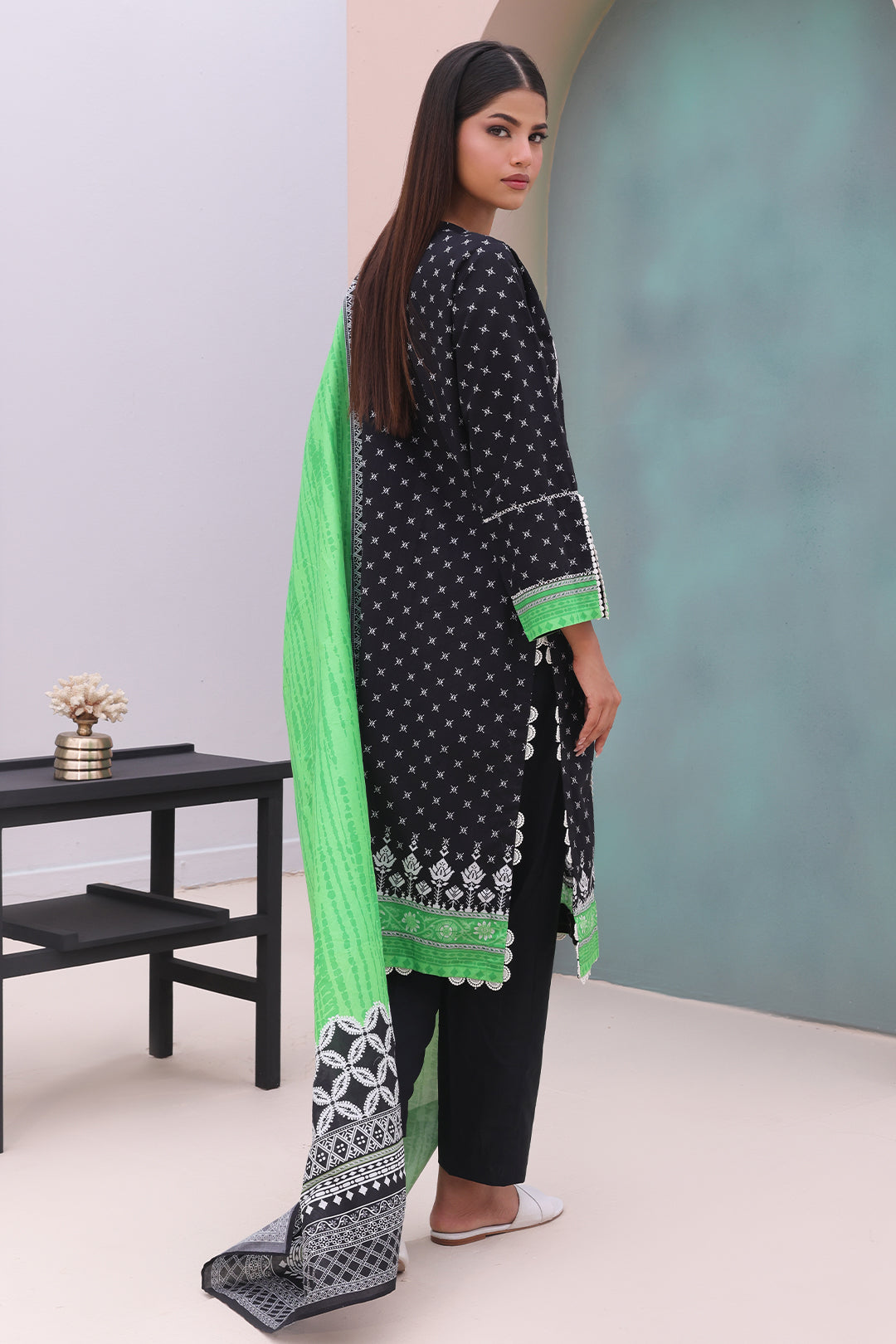 Zellbury | Unstitched 2 Piece Cambric | Embroidered Shirt Dupatta - 0027 by Maria Faisal - Registered Vendor of : Zellbury Women - type : Essential Unstitched - 100% original wedding dresses