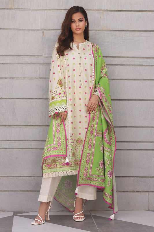 Zellbury | Unstitched 2 Piece Cambric | Embroidered Shirt Dupatta - 0111 by Maria Faisal - Registered Vendor of : Zellbury Women - type : Essential Unstitched - 100% original wedding dresses
