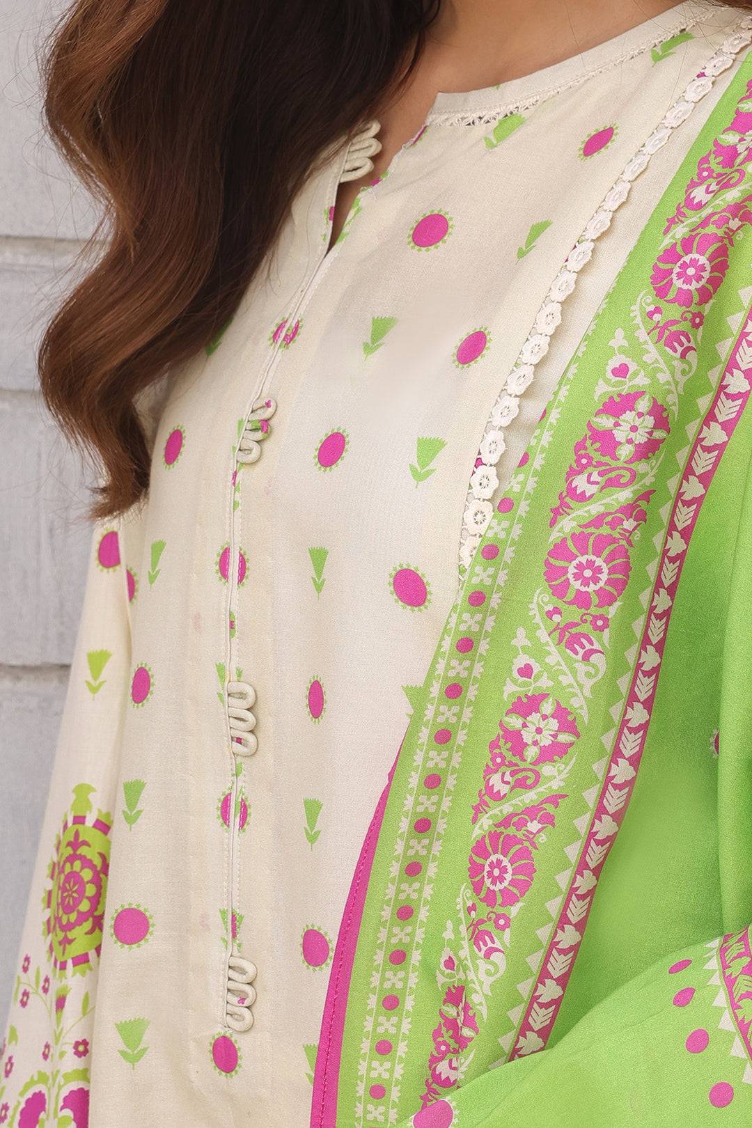 Zellbury | Unstitched 2 Piece Cambric | Embroidered Shirt Dupatta - 0111 by Maria Faisal - Registered Vendor of : Zellbury Women - type : Essential Unstitched - 100% original wedding dresses