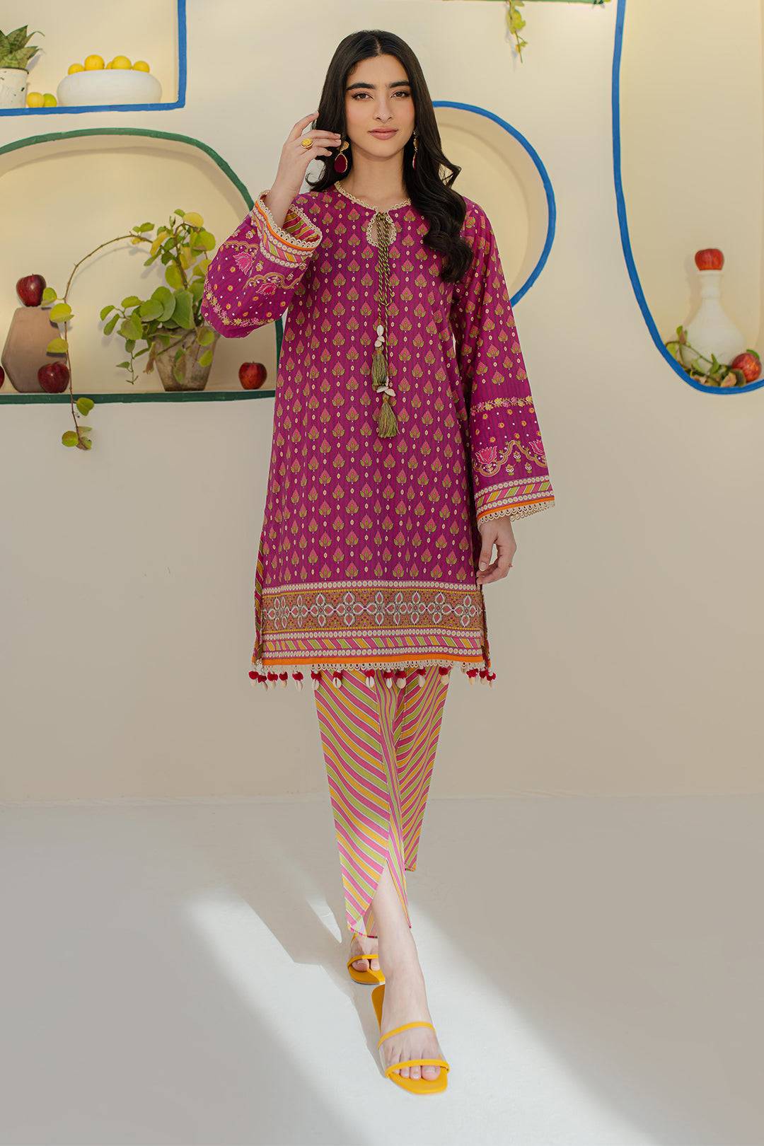 Zellbury | Unstitched 2 Piece Cambric | Embroidered Shirt Shalwar - 0114 by Maria Faisal - Registered Vendor of : Zellbury Women - type : Essential Unstitched - 100% original wedding dresses