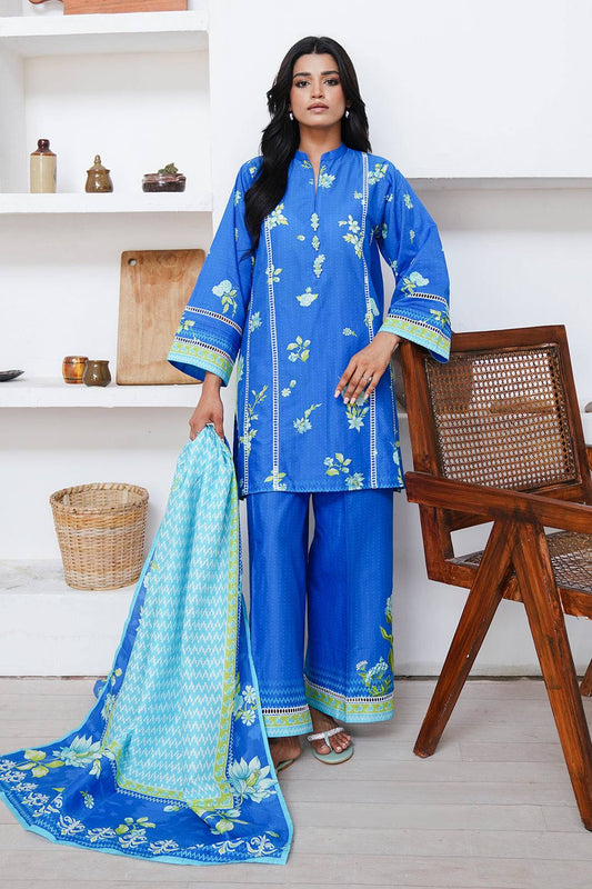 Zellbury | Unstitched 3 Piece Cambric | Embroidered Shirt Shalwar Dupatta - 0065 by Maria Faisal - Registered Vendor of : Zellbury Women - type : Essential Unstitched - 100% original wedding dresses