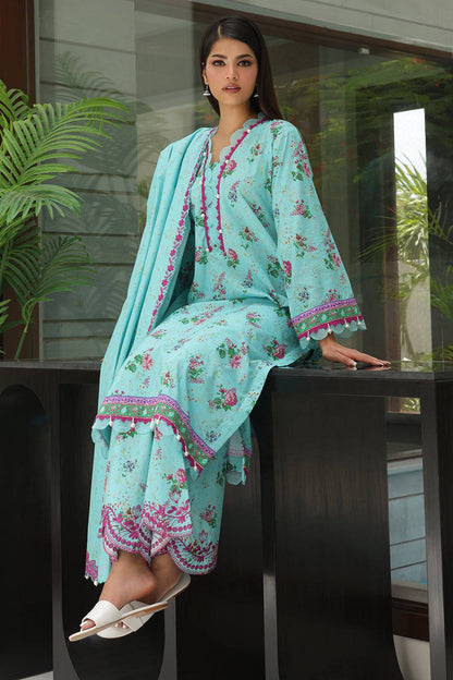 Zellbury | Unstitched 3 Piece Cambric | Embroidered Shirt Shalwar Dupatta - 0067 by Maria Faisal - Registered Vendor of : Zellbury Women - type : Essential Unstitched - 100% original wedding dresses