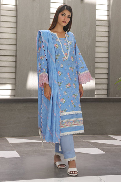 Zellbury | Unstitched 3 Piece Cambric | Embroidered Shirt Shalwar Dupatta - 0068 by Maria Faisal - Registered Vendor of : Zellbury Women - type : Essential Unstitched - 100% original wedding dresses