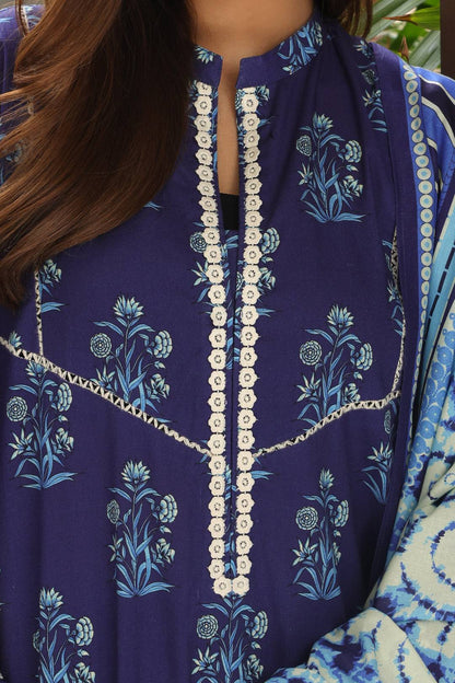 Zellbury | Unstitched 3 Piece Cambric | Embroidered Shirt Shalwar Dupatta - 0072 by Maria Faisal - Registered Vendor of : Zellbury Women - type : Essential Unstitched - 100% original wedding dresses