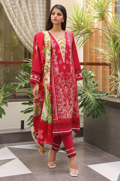 Zellbury | Unstitched 3 Piece Cambric | Embroidered Shirt Shalwar Dupatta - 0074 by Maria Faisal - Registered Vendor of : Zellbury Women - type : Essential Unstitched - 100% original wedding dresses