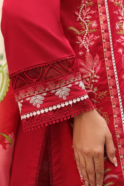 Zellbury | Unstitched 3 Piece Cambric | Embroidered Shirt Shalwar Dupatta - 0074 by Maria Faisal - Registered Vendor of : Zellbury Women - type : Essential Unstitched - 100% original wedding dresses
