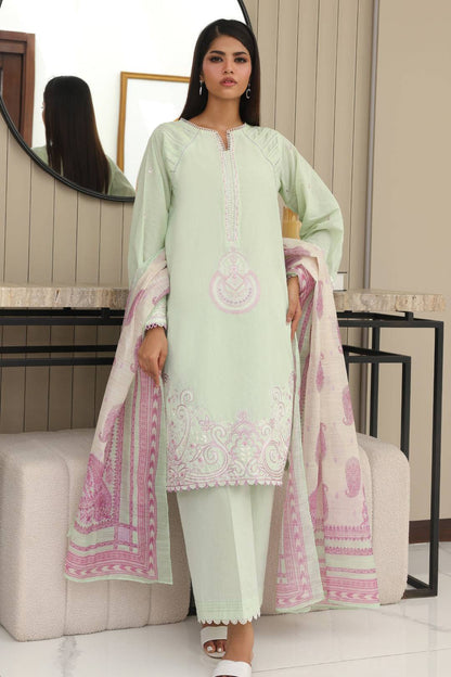 Zellbury | Unstitched 3 Piece Chambray | Embroidered Shirt Shalwar Dupatta - 0077 by Maria Faisal - Registered Vendor of : Zellbury Women - type : Essential Unstitched - 100% original wedding dresses