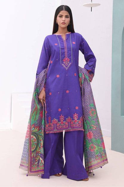 Zellbury | Unstitched 3 Piece Cambric | Embroidered Shirt Shalwar Dupatta - 0082 by Maria Faisal - Registered Vendor of : Zellbury Women - type : Signature Unstitched - 100% original wedding dresses