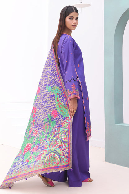 Zellbury | Unstitched 3 Piece Cambric | Embroidered Shirt Shalwar Dupatta - 0082 by Maria Faisal - Registered Vendor of : Zellbury Women - type : Signature Unstitched - 100% original wedding dresses