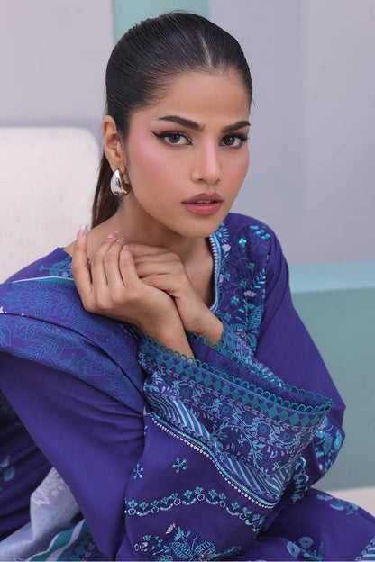 Zellbury | Unstitched 3 Piece Cambric | Embroidered Shirt Shalwar Dupatta - 0141 by Maria Faisal - Registered Vendor of : Zellbury Women - type : Essential Unstitched - 100% original wedding dresses